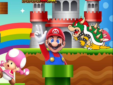 Mäng Super Mario mälukaardi matš Internetis