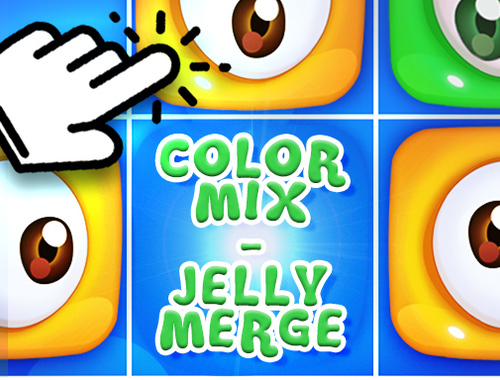 Mäng Värvi segu - Jelly Merge  Internetis
