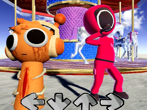 Mäng Squid Mäng Sprunki FNF Battle  Internetis