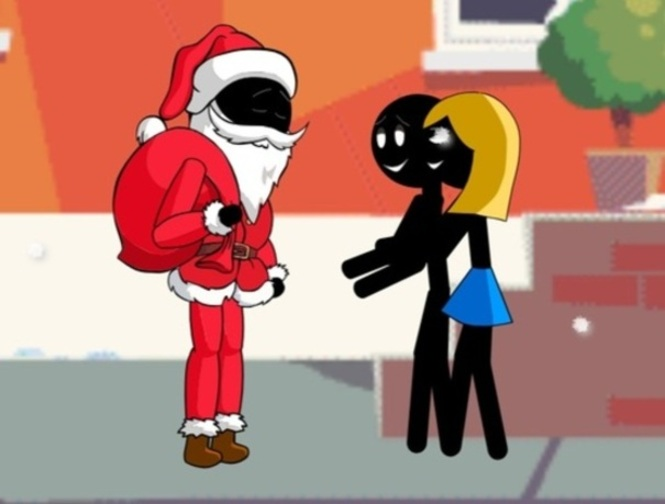 Mäng Stickman jõuluvana  Internetis
