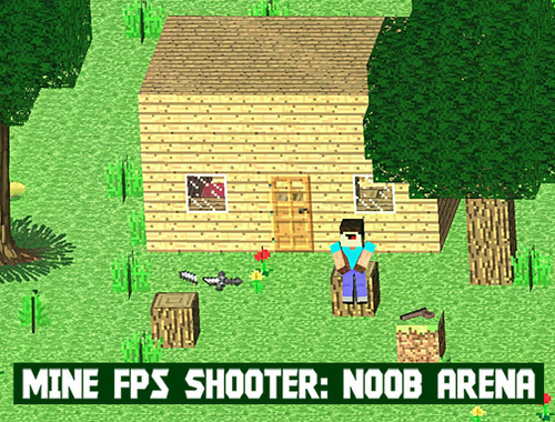 Mäng Minu FPS-i laskur: Noob Arena  Internetis