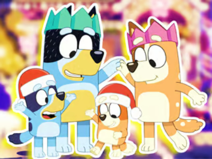 Mäng Pusle: Bluey Family jõuluõhtu  Internetis