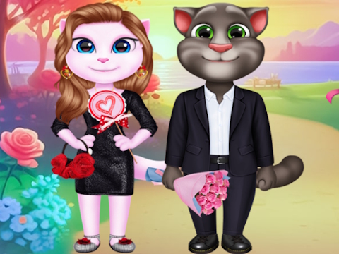 Mäng Kitty paar armas Valentine  Internetis