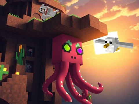 Mäng Minecrafti kalmaari anomaalia  Internetis