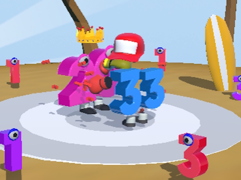 Mäng Number Run 3D Internetis