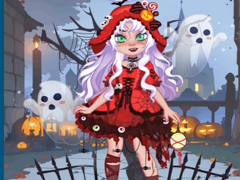 Mäng Halloweeni nuku avatari valmistaja  Internetis