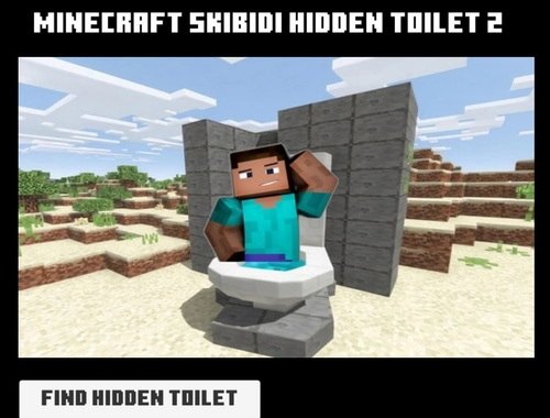 Mäng Minicraft Skibidi peidetud tualett 2  Internetis