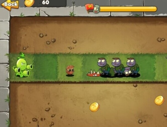 Mäng Mutantsed taimed vs zombie  Internetis