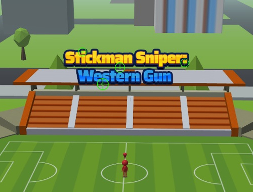 Mäng Stickman Snaiper Western Gun  Internetis