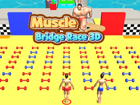 Mäng Muscle Bridge Race 3D Internetis