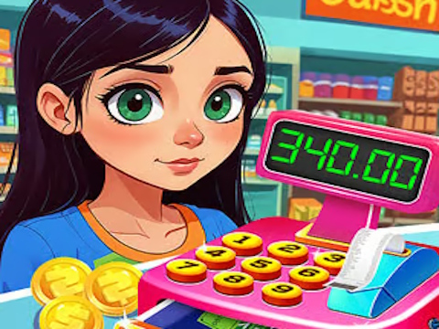 Mäng Supermarket lastele ostmine  Internetis