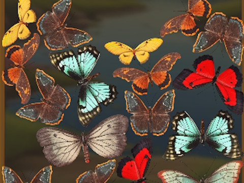 Mäng Mergebuterfly: 2048! Internetis