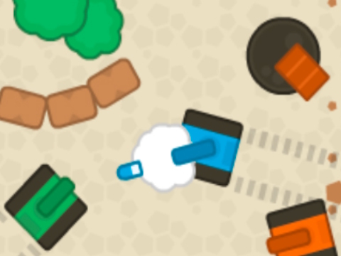 Mäng 1 2 3 4 Player Tank Game 2d Internetis