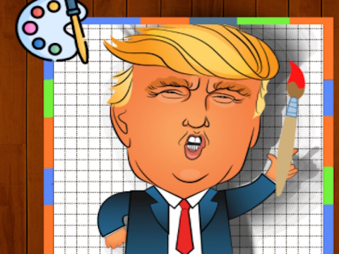 Mäng Trumpi värvimisaeg  Internetis