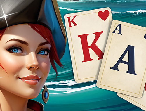 Mäng Solitaire Klondike aardesaar  Internetis
