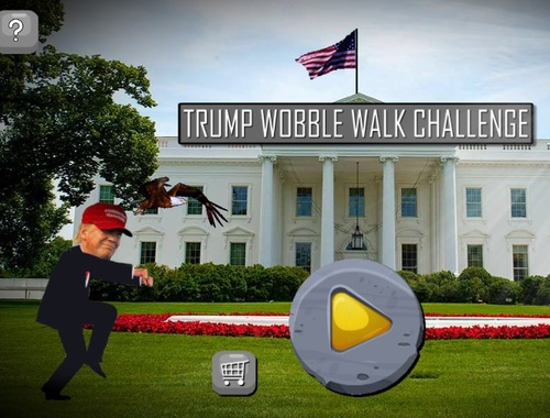 Mäng Trump Wobble Walk Challenge Internetis