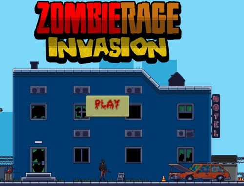 Mäng Zombie raevu sissetung  Internetis