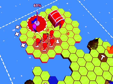 Mäng Tile Hex maailm: punane vs sinine  Internetis