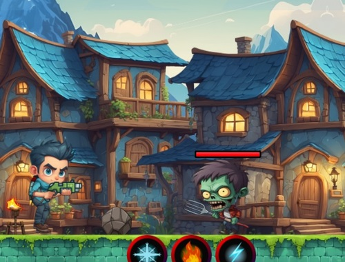 Mäng Zombie Slayer 2 Internetis