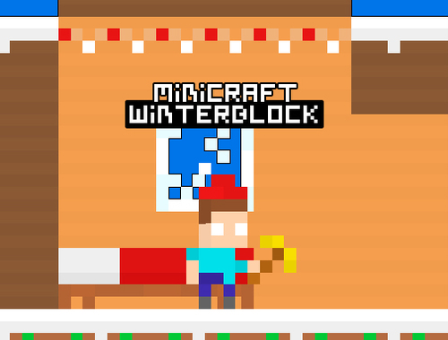 Mäng Minicraft Winterblock Internetis