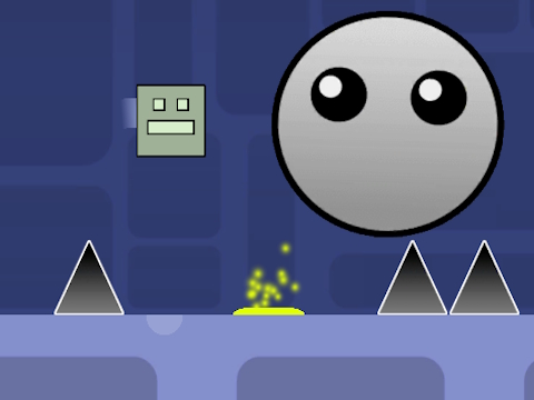 Mäng Geometry Dash: klõpsaja ja tasemed  Internetis