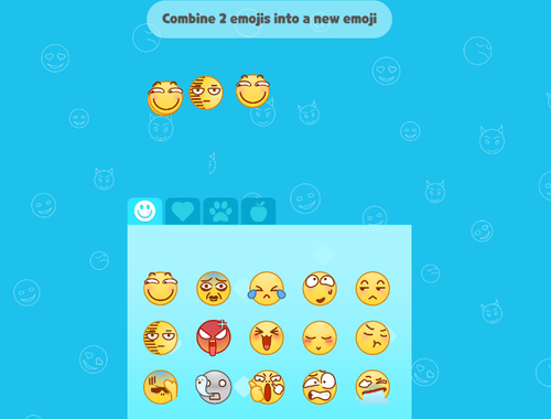 Mäng Emotikonide ühendamine lõbusalt moji  Internetis
