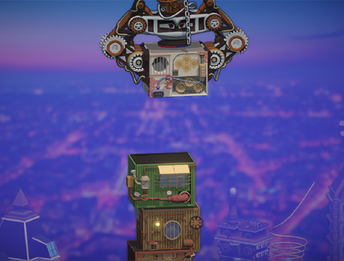 Mäng Steampunk torniehitaja  Internetis