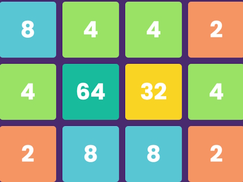 Mäng 2048 Pusle Classic  Internetis