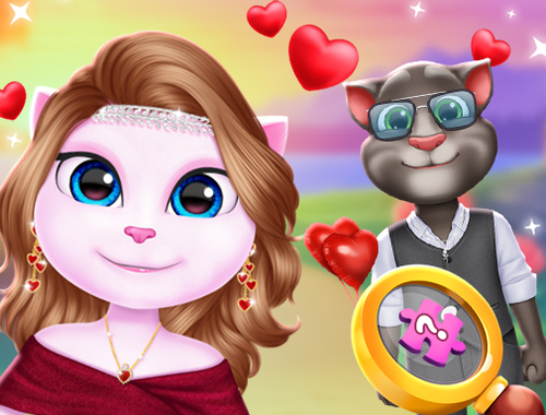 Mäng Kitty paar armas Valentine  Internetis