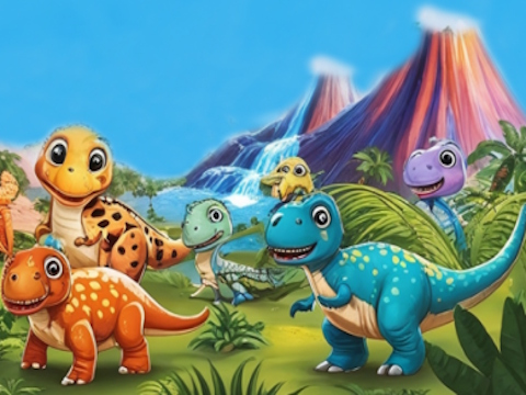 Mäng Beebi dino planeet  Internetis
