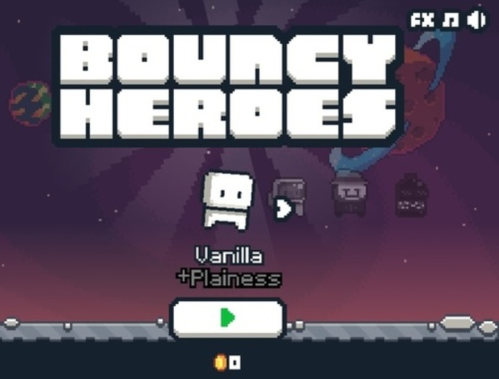 Mäng Bouncy kangelased  Internetis
