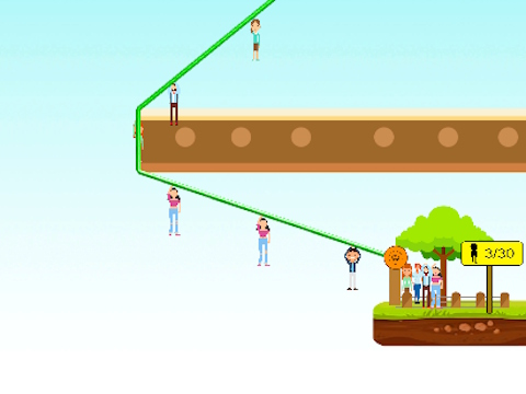 Mäng Zipline'i inimesed päästavad  Internetis