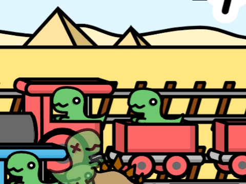 Mäng Raudtee dino  Internetis