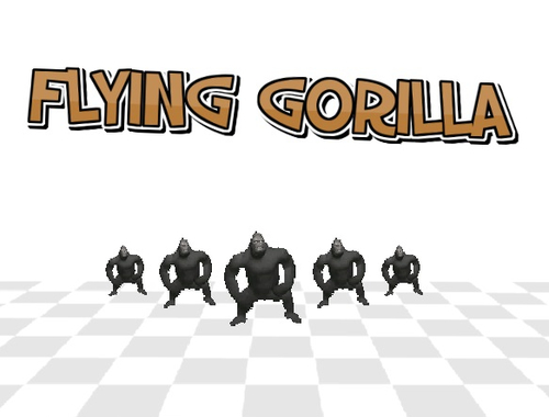 Mäng Lendav gorilla 3d  Internetis