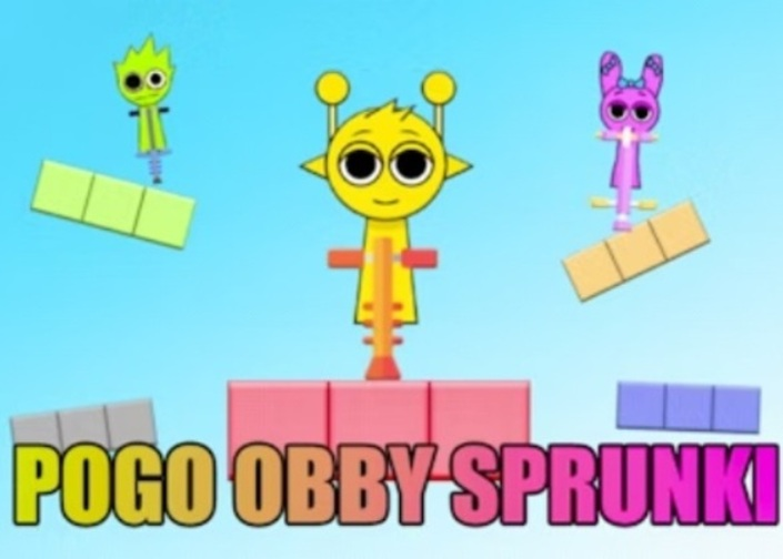 Mäng Pogo Obby Sprunki  Internetis