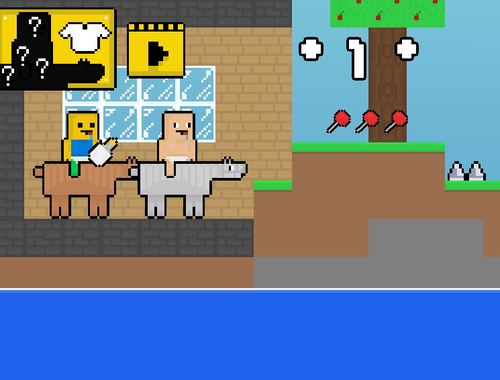 Mäng Beebi noob vs beebi obby hobune  Internetis