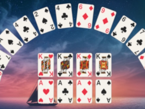 Mäng Crescent Solitaire  Internetis