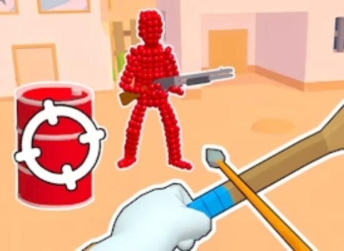 Mäng Stickman Archeri tulistamis nooled punastel  Internetis