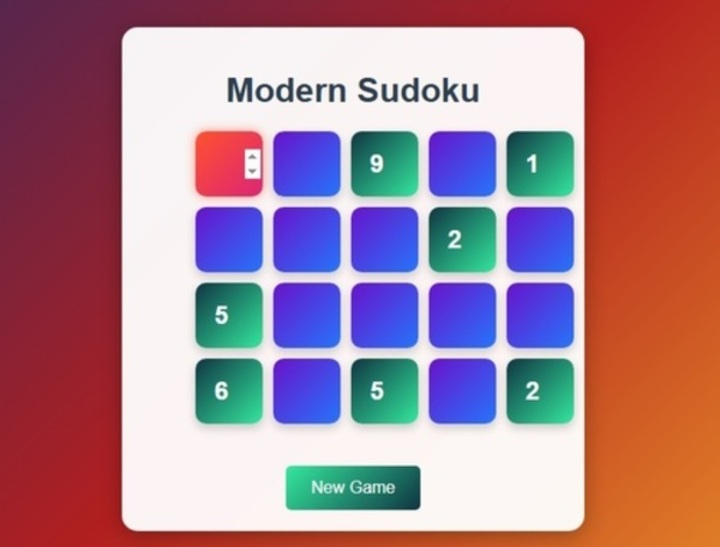 Mäng Kaasaegne Sudoku  Internetis