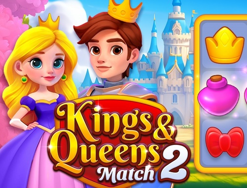 Mäng Kings ja Queens Match 2  Internetis