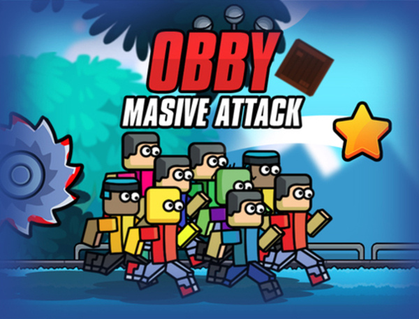 Mäng Obby tohutu rünnak  Internetis