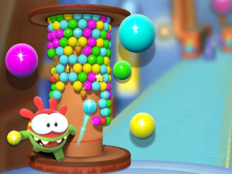 Mäng Om nom torn 3D  Internetis