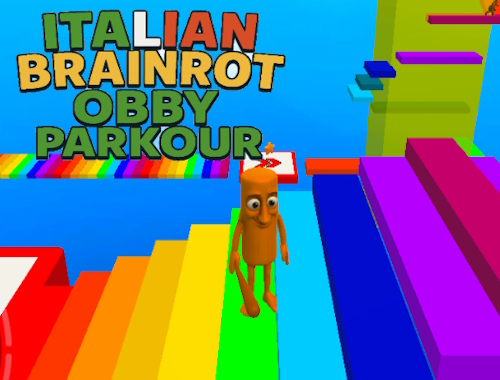 Mäng Itaalia Brainrot Obby Parkour  Internetis