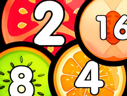 Mäng Merge Balls Shooter 2048 Ühendage puuviljad  Internetis