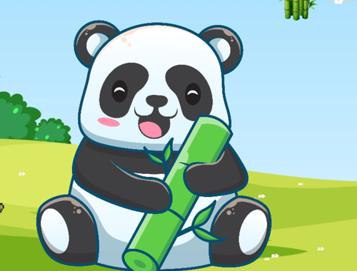 Mäng Puudutage Panda!  Internetis