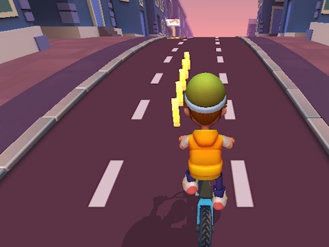 Mäng Paper Boy Race jooksumäng  Internetis
