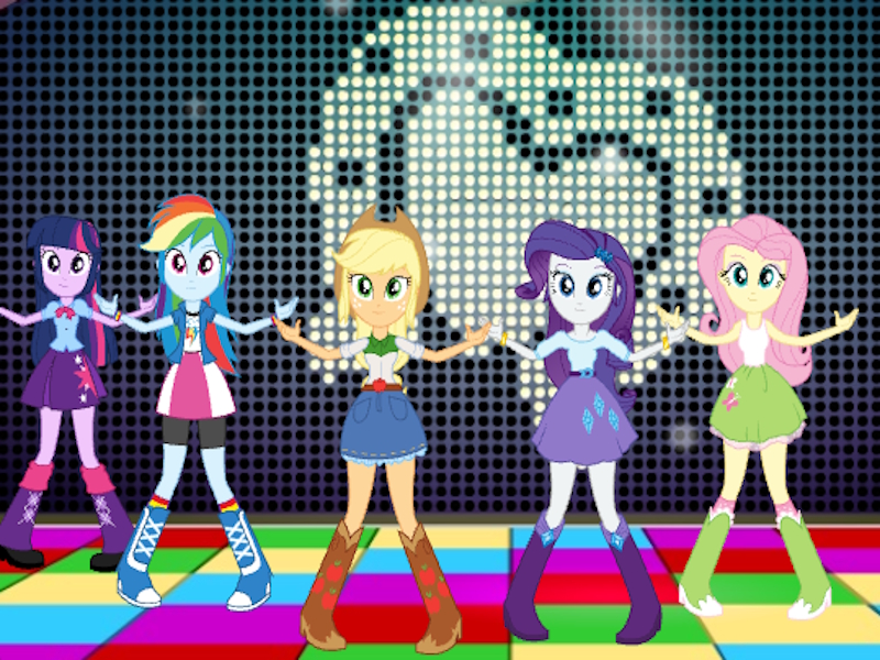 Mäng Minu väike poni Equestria tüdrukud langevad ametliku tantsuga Internetis