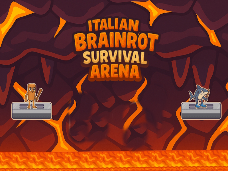 Mäng Itaalia Brainrot Survival Arena Internetis