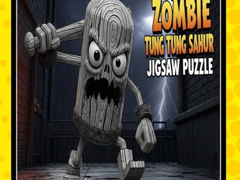 Mäng Zombie Tung Tung Sahur Jigsaw mõistatus Internetis