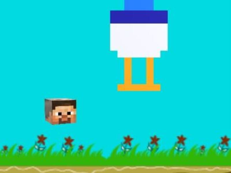 Mäng Kana-džoki flappy minecraft Internetis